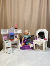 Our Generation Hair Grow 18" Doll and Playset GUC