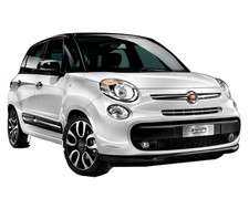 FIAT 500L 2015 DUNKELGRAU GEMISCHTE LINIE SITZBEZÜGE NACH MASS KOMPLETT