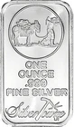 SilverTowne Prospector and Burror 1 Troy Ounce .999 fine Silver Bar
