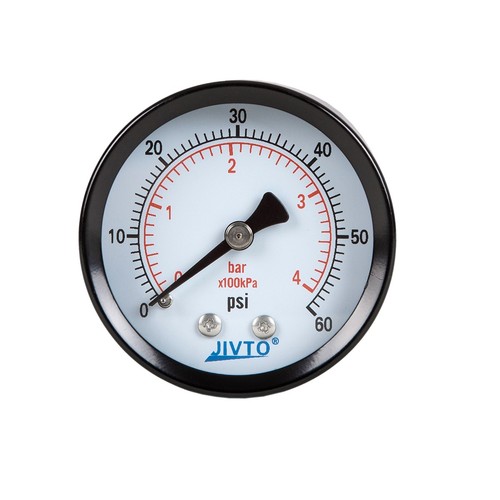 General Dry Pressure Gauge, 1.5" Dia, 0-60 psi, 1/8 NPT Back Mount ( pack of 1) - Picture 1 of 3