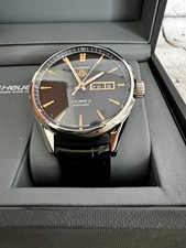 TAG Heuer Carrera Calibre 5 Alligator Leather Automatic Watch - WAR201C.FC6266