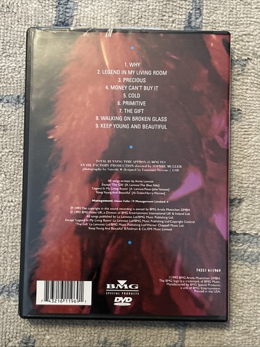 Annie Lennox Diva Platinum Performances DVD 1992 Pop Music Eurythmics - Bild 2 von 3