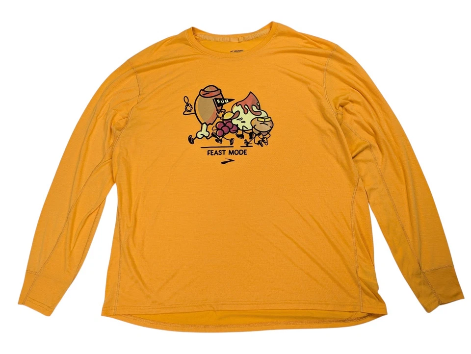 Camiseta Brooks Trot Happy Distance Hombre 2XL Modo Fiesta Camiseta Rendimiento Gráfico Foto 2 de 4