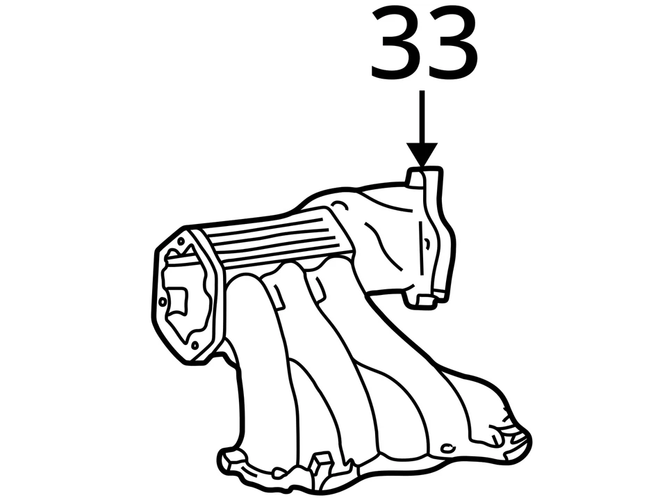 1997-2003 Toyota Camry Air Intake Manifold QNC9Y - Image 4 of 4