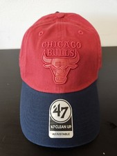 NBA Chicago Bulls ' 47 Tommy Hilfiger  Cap  X Clean Up Unisex Neu Red/Navy