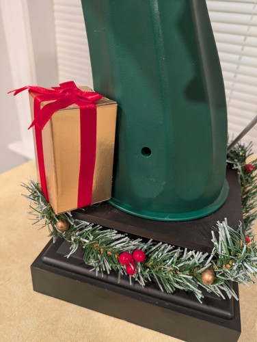 Vintage Telco 1997 Frank E Post animierte singende Lampe Post GETESTET Weihnachten 21" - Bild 4 von 10