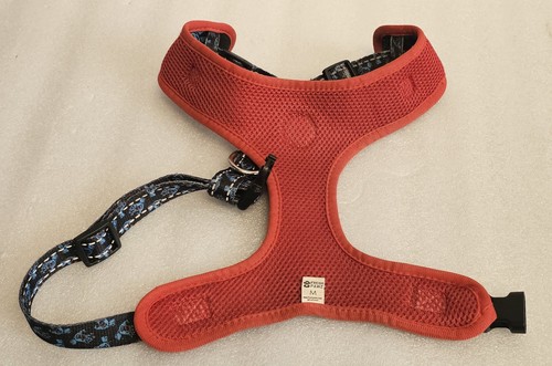 Fresh Pawz Santa Cruz Skateboards Breathable Mesh Dog Harness M Medium Blue Red - Picture 7 of 9