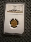 1913 Indian Head Quarter Eagle $2.5 - NGC AU 58