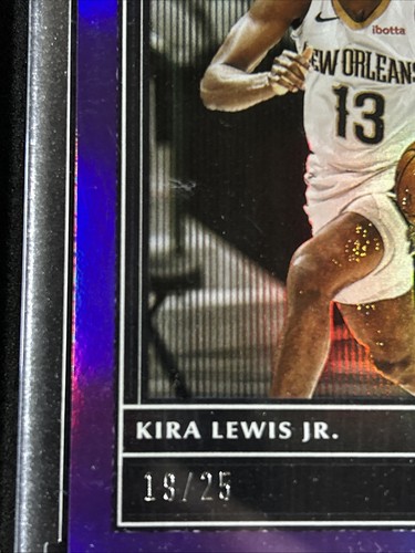 2020-21 NBA Panini One And One Purple #143 Kira Lewis Jr /25 Rookie RC Encased - Picture 2 of 3