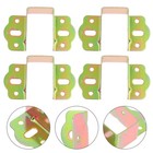  4pcs Bettschiene Befestigungsstoffe Metall Betrahmen Schienerhalterungen Bett