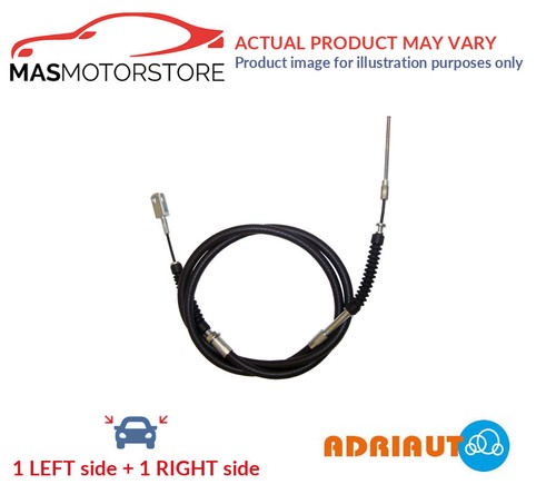 HANDBRAKE CABLE PAIR REAR ADRIAUTO 2802301 2PCS I NEW OE REPLACEMENT - Picture 1 of 5