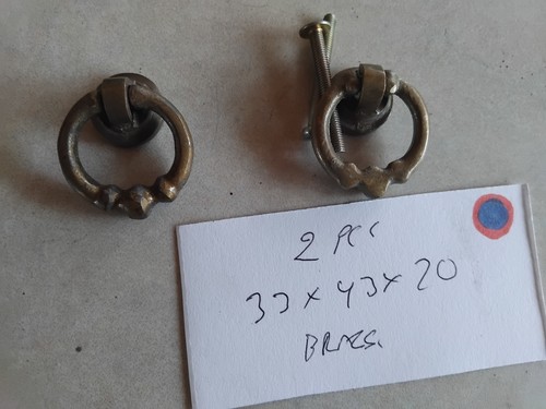 vintage metal cabinet knob handle- 33x43x20mm   lot of  2 - Bild 2 von 5