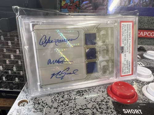 2022 Topps Triple Threads Autograph Relic 1/1 Dawson Sandberg Grace PSA 10 - Picture 12 of 13