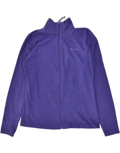 MOUNTAIN WAREHOUSE Womens Fleece Jacket UK 12 Medium Purple Polyester AQ17