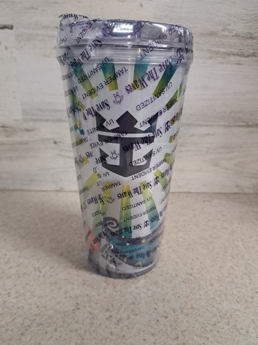 Royal Caribbean Cruise Souvenir Drink Beverage Cup Tumbler ICON OF THE SEAS CUP - Picture 1 of 6