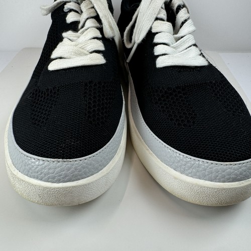 Vionic Galia Women’s 6.5 Black Knit Lace-Up Orthotic Support Sneakers Comfort - Picture 4 of 12