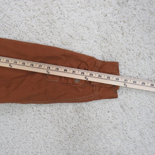 Rasco FR Shirt Mens 2XL Long Khaki Brown Flame Resistant Workwear Button Up - Picture 14 of 22