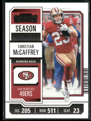 Christian McCaffrey Spieler Lot Konvolut 10 verschiedene Fußballkarten CM001 - Bild 13 von 20