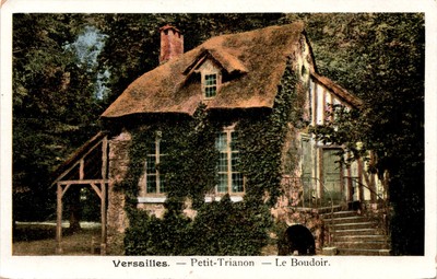 Versailles, Petit-Trianon, Le Boudoir, La Poste. Postcard