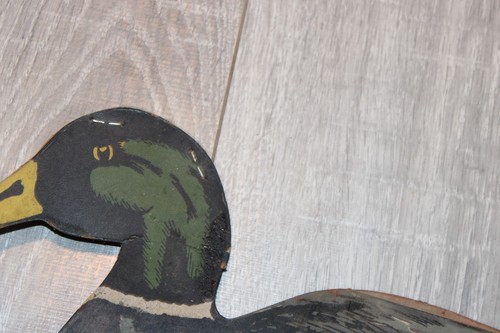 VINTAGE Dupe-A-Duck Folding Decoy Dunster MALLARD Seattle WA - Picture 7 of 11