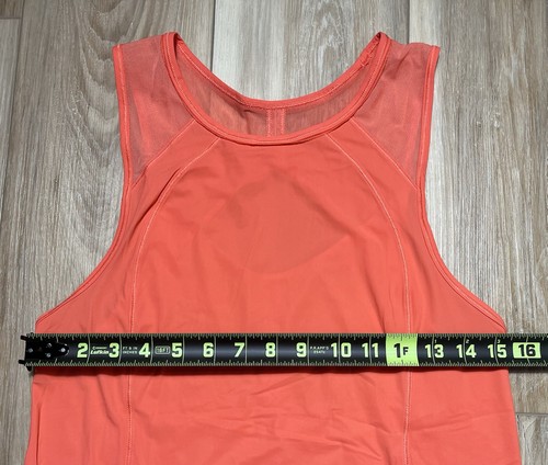 Lululemon Orange Peach Sculpt Back Vent Tanktop - Größe 4 (?) - Bild 12 von 12