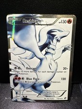 Reshiram Holofoil Full Art 113/114 Ultra Rare Black and White LP