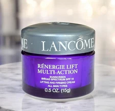 Lancome Renergie Lift Multi-Action Lifting and Firming Cream 0.5oz .5 SPF 15 Day
