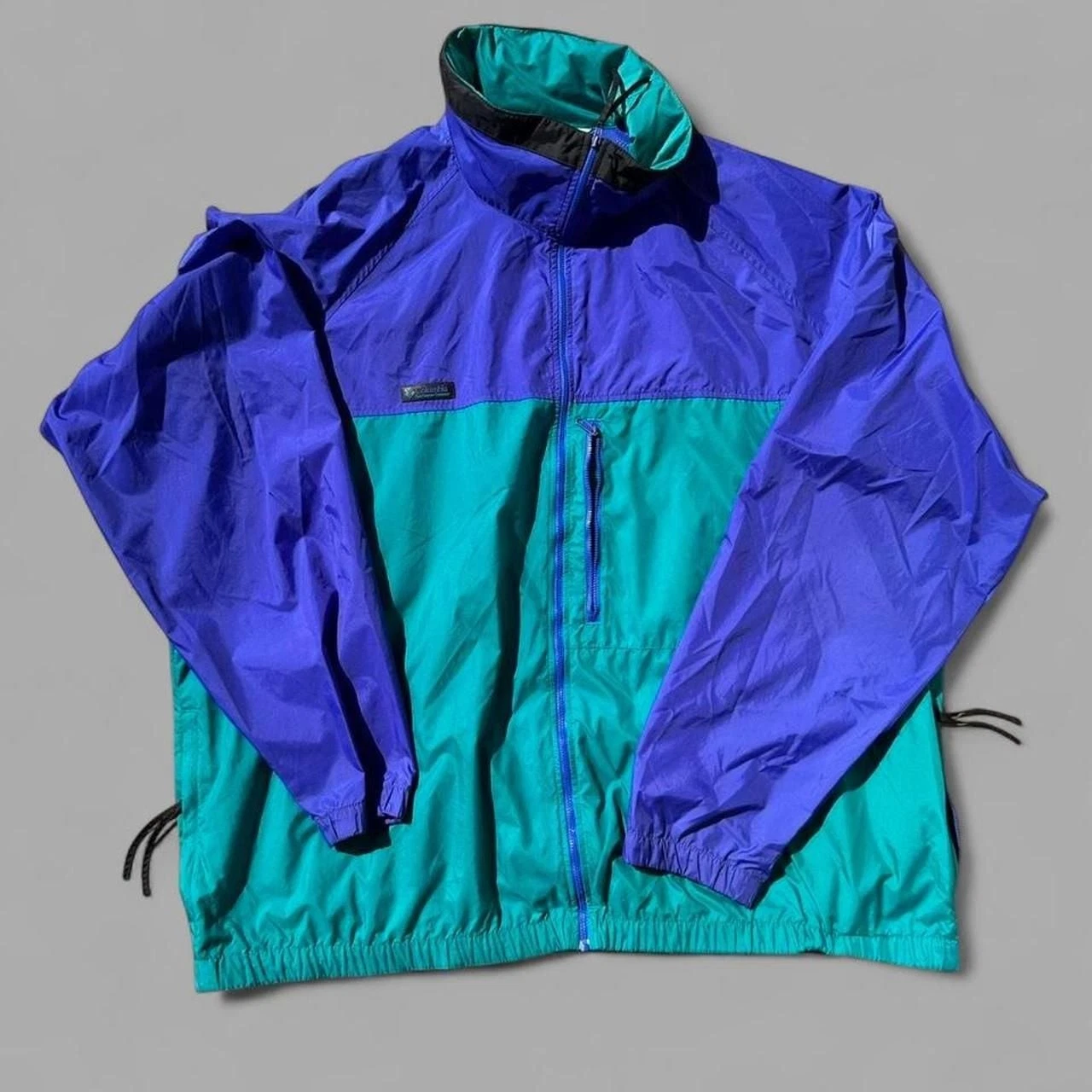 Vintage Columbia Colorblock Windbreaker Jacket