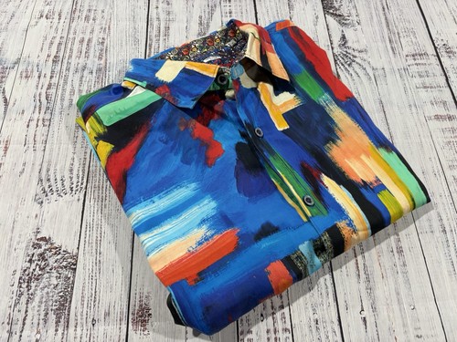 Camisa Hombre Robert Graham Talla 3XL Abotonada Excelente Estado 0014 - Imagen 10 de 11