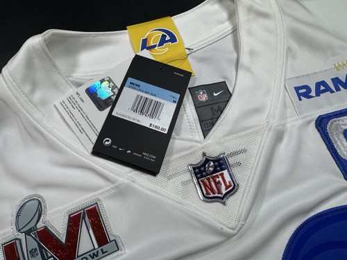 Medium Aaron Donald #99 Vapor Limited Jersey Super Bowl LVI 56 Stitched Rams - Picture 5 of 15