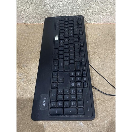 Havit KB488L Backlit Keyboard Black Wired USB Multimedia Keys QWERTY (Standard) - Picture 7 of 11