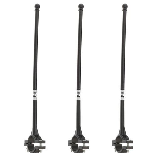 Kit Supporto Bici Palo Bandiera Manubrio 3 Pezzi Supporto Ciclismo Fibra di Vetro - Foto 3 di 12