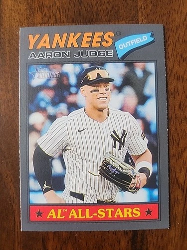 2026 Topps Heritage Baseball SP Aaron Judge #10 Dark Gray Yankees