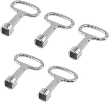 T Tulead 5PCS Square Socket Wrench Key 2"1.5" for Square,2"×1.5", Silver 