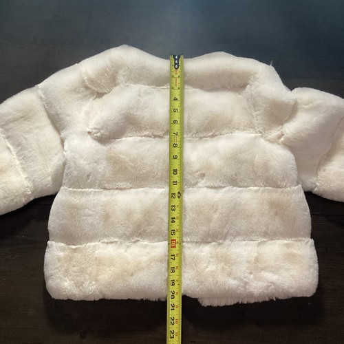 Cappotto pelliccia avorio donna Fashion Nova taglia L - Foto 5 di 7