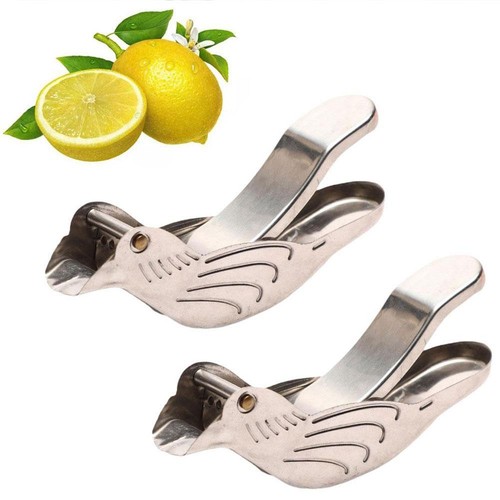 Steel Lemon Squeezer Bird Shape Lemon Juicer Orange Lime-Squeezers ❁ - Picture 1 of 12