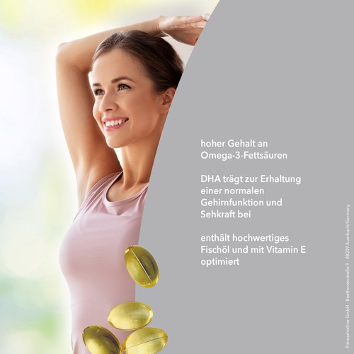 (EUR 137,36 / kg) Vital Omega 3 Kapseln Fischöl EPA DHA Best Body Nutrition - Bild 3 von 4