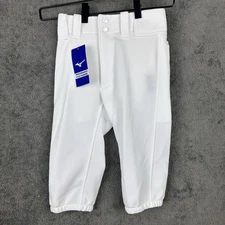 NEW Mizuno Youth Baseball Short Pant Youth Small 22-24 White Performance YS