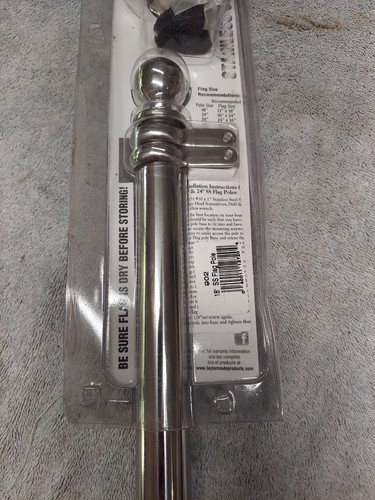 Taylor Made 902 18" Stainless Steel Flag Pole (26-SB3) - Picture 4 of 4
