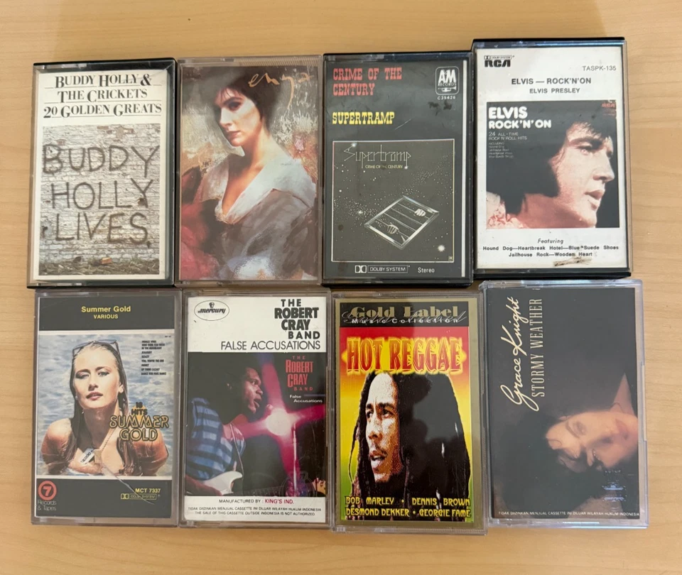 Vintage Cassette Tape Albums, Choose Various Artists Rock Pop - Image 2 of 4