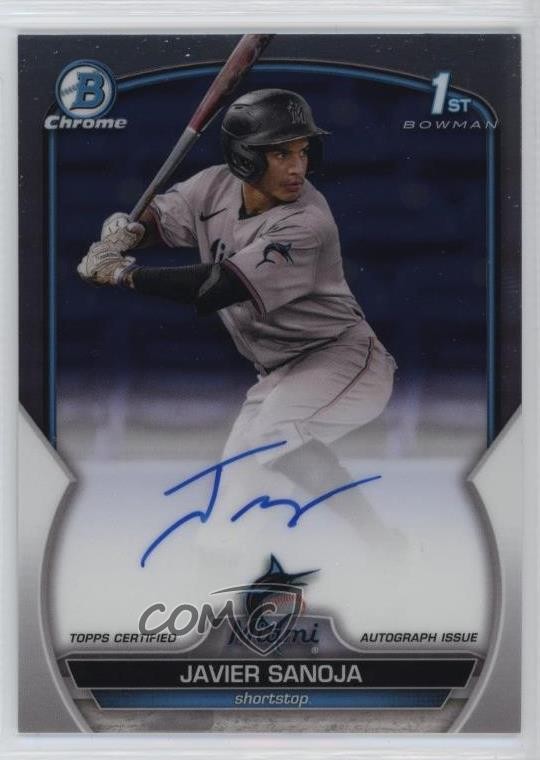 2023 Bowman Chrome Prospect Auto Javier Sanoja #CPA-JSJ