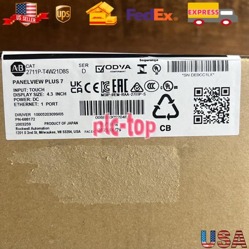 Allen Bradley 2711P-T4W21D8S Panelview più 7 touch screen nuovo US Free Tax - Foto 1 di 2