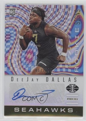 2020 Panini Illusions Rookie Signs 17/199 DeeJay Dallas #RS44 Auto RC 9hx