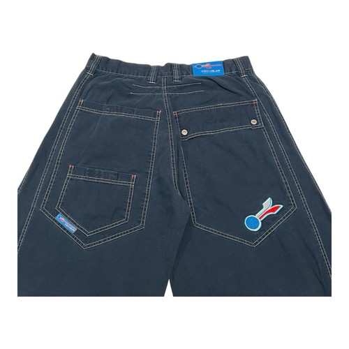 Kikwear Men’s Jeans Size 36 Blue 32" Super Wide-leg Baggy Rave Skater 90s Y2K