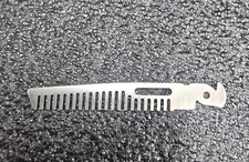 ZapWizard Design Stainless Steel Beard Comb for Leatherman Free P2 P4 & Arc  SS