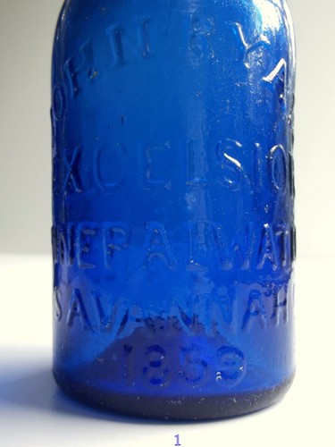 JOHN RYAN EXCELSIOR MINERAL WATER ~ SAVANNAH GA ~1859 ~UNION GLASS WORKS PHILA ~ - Picture 12 of 24