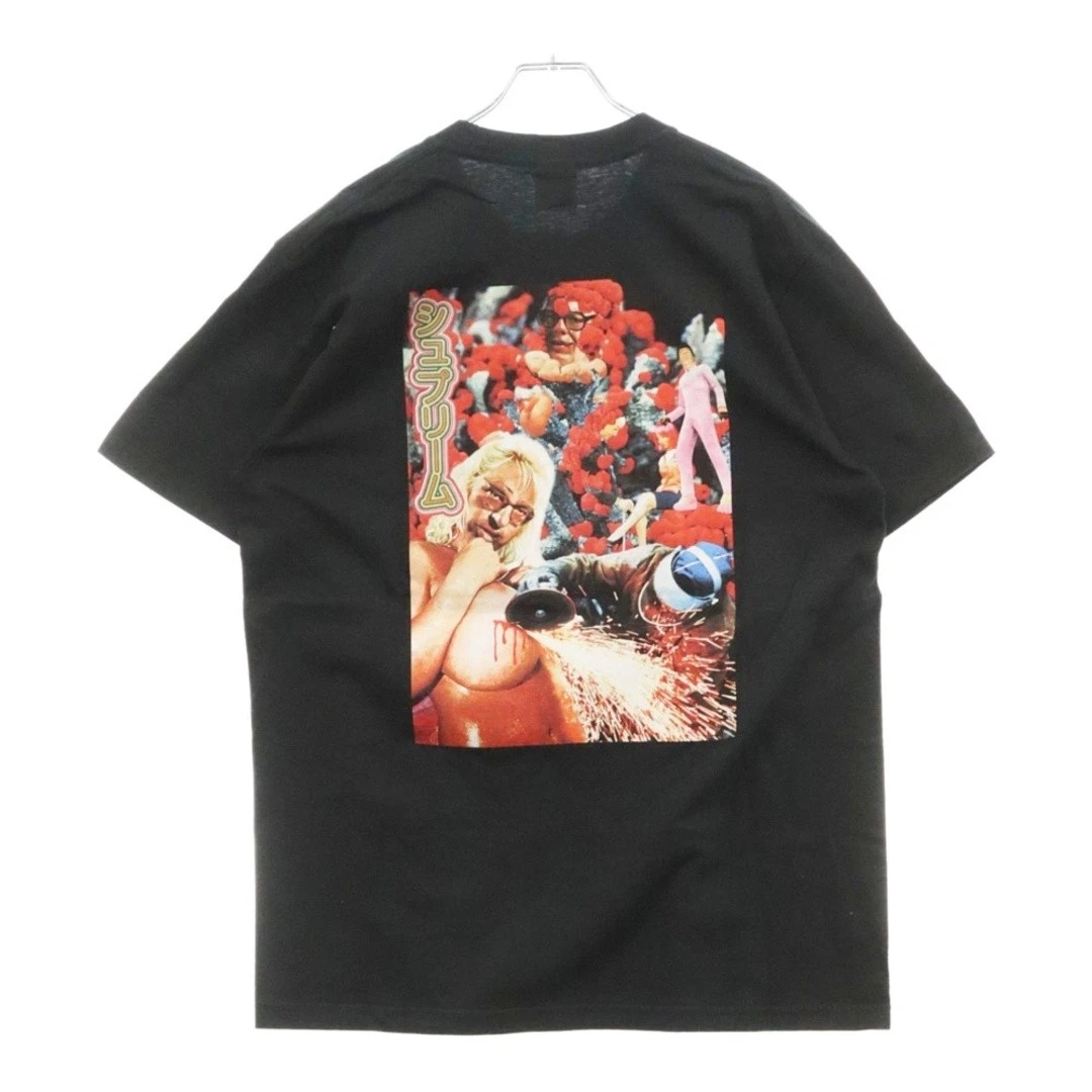 T shirt noir col rond manches courtes Sekintani La Norihiro Boobies SUPREME 19SS d'occasion