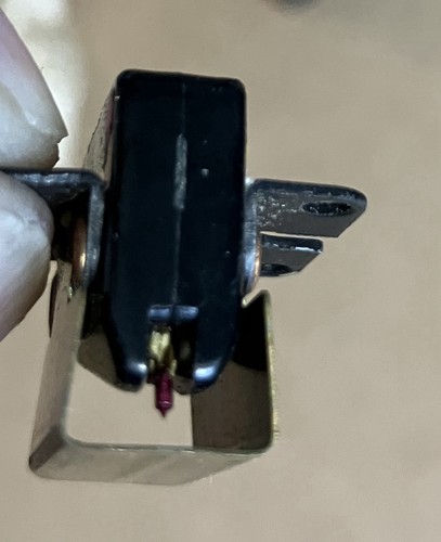 NOS RCA 76297 Ceramic Mono 45 RPM Cartridge and Needle with 2 Clips Jukebox - Picture 4 of 8