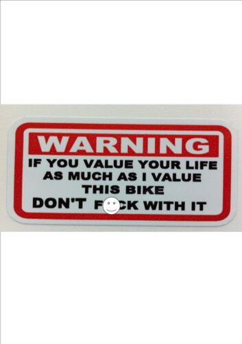 2 x FUNNY WARNING STICKERS BIKE BOBBER CHOPPER CRUISER HARLEY MOTOCROSS ENDURO | eBay 2 x FUNNY WARNING STICKERS BIKE BOBBER CHOPPER CRUISER HARLEY MOTOCROSS ENDURO | eBay
