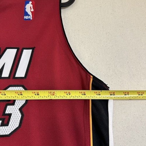 Adidas Miami heat #3 Wade jersey shirt basketball NBA Size Large - Picture 4 of 8